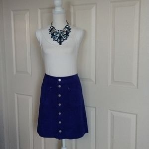 International concepts suede skirt